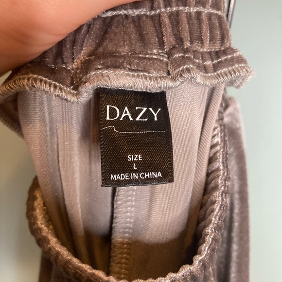 Dazy velour wide leg pants - Picture 5 of 6